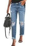 Sidefeel Women's Ripped Distressed 
