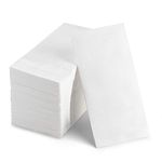 KMAKII [100 Pack] Disposable Cloth Like Napkins Linen-Feel Guest Towels White Paper Hand Towels Hand Napkins for Bathroom,Weddings, Parties,Dinners Size 12 X 17 Inches