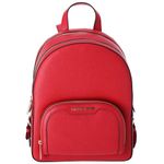 Michael Kors Jaycee Medium Pebbled Leather Backpack (bright Red), Bright Red, Medium, Jaycee