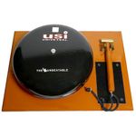 USI UNIVERSAL THE UNBEATABLE Boxing Ring Gong | Solid Wood Board And Large Brass Striking Hammer