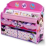 Delta Children Deluxe Book & Toy Organizer, Disney Minnie Mouse