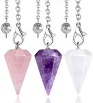 XIANNVXI 3 Pcs Pendulum Crystal,Ame