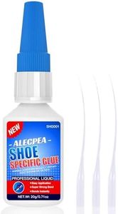 20g Shoe Glue - Ultimate Strength Adhesive for for Soles Boots Sneakers Heels Hiking Shoes Leather Handbags - Quick Set in 15 Seconds
