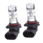 COMBR 2 Pieces Car 9006 HB4 100W Ice Blue LED Bulb for Fog Running DRL Light Lamp