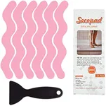 Secopad Patented Anti Slip Shower Stickers 24 PCS Safety Bathtub Strips Adhesive Decals with Premium Scraper for Bath Tub Shower Stairs Ladders Boats (Pink)