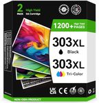 303XL Ink Cartridges Black and Colo