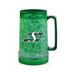 The Sports Vault by Inglasco CFL Saskatchewan Roughriders LED Light-Up Freezer Mug, 16-Ounce