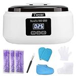 Paraffin Wax Machine for Hand and Feet，Touchscreen Paraffin Wax Warmer with 1.98lb Wax Moisturizing Paraffin Spa Wax Bath Kit, Large Capacity at Home for Smooth and Soft Skin（White）
