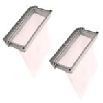 FUSION STAR Lint Filter for Panasonic Top Load Washing Machine/Dirt Collector/Net/Trap/Dust Filter/Filter Bag (Pack of 2) (38)