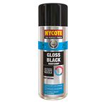 Hycote Bodyshop Fast Drying Aerosol Car Spray Paint, Gloss Black, 400 ml