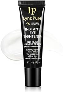 Lynz Pure Eye Tightener, Women Makeup Primer, Temporary Instant Eye Tightener, No Filter Primer Smoothes Liners and Pores 30ml Eye Primer