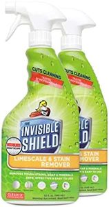 Invisible Shield Limescale & Stain Remover 32 fl. oz - Spray Away Hard Water & Soap Scum by UNELKO- Clean-X 2 pack