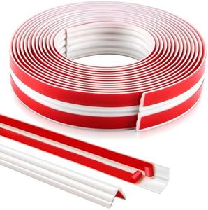 Dovesail Wall Corner Protector & Edge Guard,Peel and Stick Wall Trim Molding,Self-Adhesive Trim Caulk Strip,Inside & Outside Corner Moulding Trim for Wall Edge Corner, Ceiling,Countertop,1.6” W x20’ L