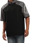 Augusta 229545 Raider Short Sleeve Pullover Carbon Print/Black 3XL