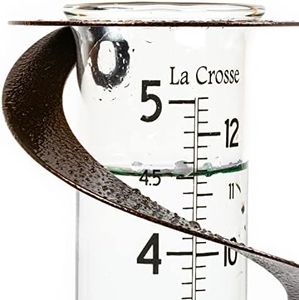 La Crosse 704-56357-INT Helix Spiral Metal Rain Gauge