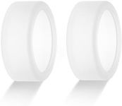 2-Pack Ring Cover Compatible for Oura Ring Gen 3 Horizon/Heritage, Anti-Scratch Elastic Silicone Ring Cover for Oura Ring Gen3 Protector (Clear&Clear, S for 6 7 8 9 10)