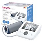 Beurer BM27 Automatic Blood Pressure Monitor, Clinically Validated, Blood Pressure Machine with Arrhythmia Detection & Colour-Coded Risk Indicator according to WHO standards, XL Upper-Arm Cuff