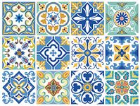 GSS Designs 12 PC Pack Backsplash Tile Stickers 6x6 inch (15x15cm) for Home Decoration Bathroom & Kitchen Vinyl Tile Decals Peel and Stick DIY Wall Sticker Stairs Decals (TS12-001)