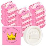 AIXIANG 24 Pack Handmade Princess Crown Style Soap Favours for Baby Shower Favours Girl, Party Favours