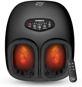 Snailax Shiatsu Foot Massager with Heat, Deep Kneading, Compression, Vibration, Remote Control,Electric Foot Massage Machine for Plantar Fasciitis,Neuropathy,Size 13,Gifts for Men, Women