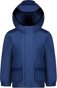 Osh Kosh Boys' Little Jersey-Lined Lightweight Jacket, Blue Navy, 4