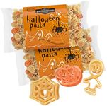 Pastabilities Fun Shaped Pasta for Kids - Halloween - Pumpkin Spider and Ghost Holiday Theme, Non-GMO Natural Wheat and Vegetable Pasta, All-Natural, Kosher Certified, Made in the USA, (2 Pack, 14 Oz)