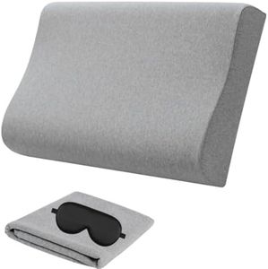 Pillow Cover for Contour Pillow,Replacement Pillow Case for Memory Foam Neck Pillow,Soft Cotton Pillow Protector for Neck Cervical Pillow,Latex Pillow,Hidden Zipper…