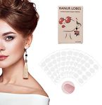 RANUR Waterproof Invisible Ear Lobe Support Patches, Ear Lobe Patches Makes Earings More Comfortable, Increase Earings Beauty, Medical Ear Patches (60)