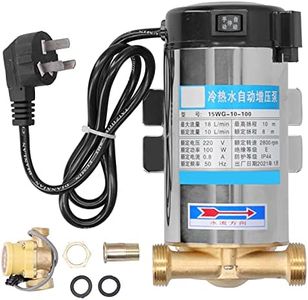 Water Pressure Booster Pump, 100W Quiet Automatic Booster Water Pump, G1in Professional Home Booster Pump for Home Water Boosting, Roof Pool, Household Water Storage Tank