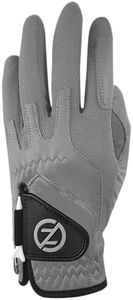 Zero Friction Men's Cabretta Elite Golf Gloves, Universal-Fit One Size, Grey