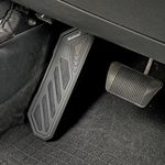 Maiker Dead Pedal Left Side Foot Rest Kick Panel Compatible with 2018-2022 Jeep Wrangler JL/Gladiator JT 4XE