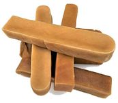 Himalayan Yak Cheese Dog Chew - Himalayan Dog Chew - Cheese Bones for Dogs - Dog Chew- Cheese Bone - Long Lasting Dog Treats for Aggressive Chewers - Keeps Dogs Busy - Sherpa Chew - *(Large 4 Pack)*