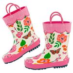 Stephen Joseph Kids Rain Boots Shoe, BUTTERFLY, 12