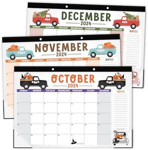 Doodle Large Desk Calendar 2024-2025 - Desk Calender 2024 Monthly, Desktop Calendar 2024-2025, Desk Planner 2024 Calendar Desk, Desk Calander 2024 Large, Office Calendar, Desk Pad Calendar 2024