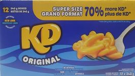 Kraft Dinner Original Macaroni & Cheese 4.08 Kg(12 x 340g)