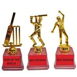 Bareeze Pure 7inch (Cricket Man of The Match Trophy)(Cricket Best Batsman Trophy)(Cricket Best Bowler Trophy)(Cricket Tournament Trophy)(Batsman Trophy)(Bowler Trophy)(Man of The Match Trophy)