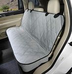 4Knines Fitted Rear Bench Seat Non-Slip Cover (Regular, Grey)