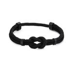 TempBeau Mens Bracelets Surfer Paracord : Gifts for Him Birthday Fathers Day Men Bracelet Infinity Black Braided Nautical Rope Bangle Jewelry Gift for Boyfriend Husband Daddy Son