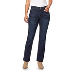 Angels Forever Young Women's Curvy Bootcut Mid-Rise Jeans (Standard and Plus), Oakgrove, 10 Long