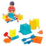 Battat – Sand Toys for Kids – 11Pc Sandcastle Building Kit with Molds and Shovel – Outdoor Sandbox Toys – Sand Castle Play Set – 3 Years + – Sand Castle Play Set