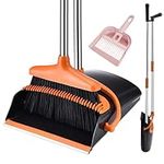 Broom and Dustpan Set with Long Han