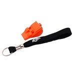 ACME Tornado T2000 Signal and Emergency Whistle with Wrist Strap (DG Orange/Bright Orange)