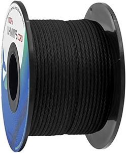 emma kites 220lbs 100 feet 0.8mm 100% UHMWPE Braided Polyethylene Cord Spool - Heavy Duty Low Stretch - Outdoor Utility Cord Kitesurfing String Boating Fishing Speargun Shooting Line