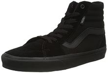 Vans Men's Filmore Hi Sneaker, (Suede/Canvas) Black/Black, 7.5 UK