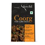 Coorg Pork Curry (Pandi Curry) Paste by Yerchi | Easy Cooking, Just add Oil, Meat and water | Authentic Coorg Flavour | Cook both Veg and Non-veg dishes | Pack of 3 , 330g (3 x 110g) (3)