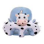 Animal Shaped Infant Seat Cover Ruspela Cute Baby Floor Seat Learn to Sit Lounger Cover Baby Learning Sitting Chair Cover for Infants Toddler (Just Sofa Cover)