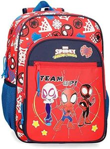 Marvel Spidey and Friends Mochila Escolar Adaptable a Carro Rojo 30x40x13 cms Poliéster 15,6L