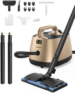 Steam Cleaner, Aspiron Upgrade Steamer with 21 Accessories, Portable Multipurpose Steam Cleaner, Quick Heating,1.5L Capacity, Heavy Duty Steam Cleaner Carpet and Upholstery, Floors, Tiles, Car, Gold