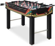 Best Choice Products 48in Competition Sized Foosball Table, Arcade Table Soccer for Home, Game Room, Arcade w/ 2 Balls, 2 Cup Holders - Arcade