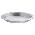 Tablecraft Round Pie Pan Server, Aluminum, 10.125 x 10.125 x 0.75” (0.7mm thickness)